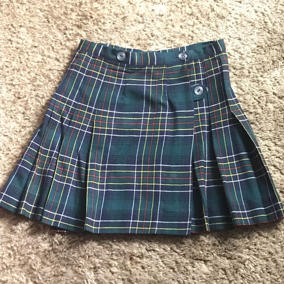 Dresses & Skirts - Plaid pleated skirt